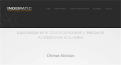 Desktop Screenshot of ingematic.es